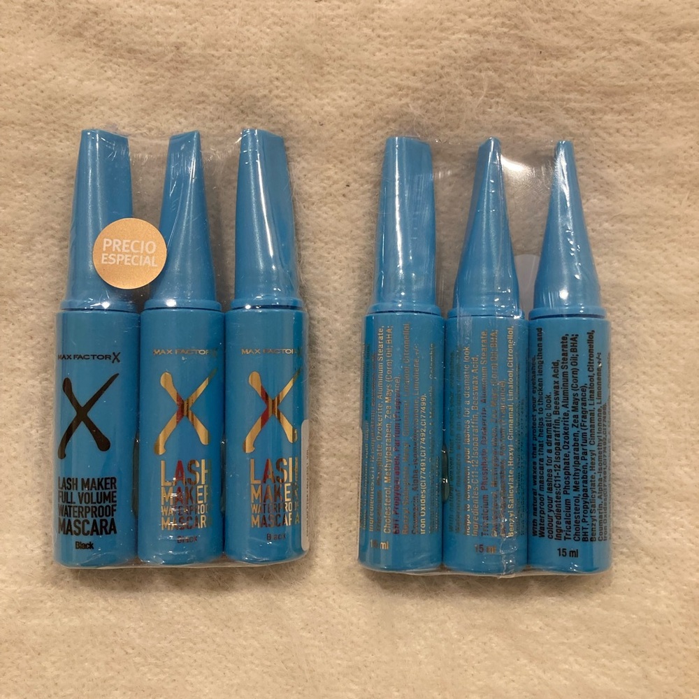 Max Factor Lash Maker Mascara. Package of three (3)
